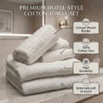 Hotel Style Snow white Terry Towel Set