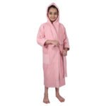 Hooded Bathrobe for Girls | Aspire Cotton Terry Velour bath robe