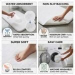 Buy Anti Skid Bath Rugs – Soft Cotton - Comfortia - Bathroom Mat - features